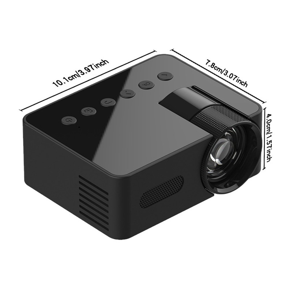 YT100 Home Mini Portable Mini Projector HD Home Wireless Mini Phone Projection - Image 2